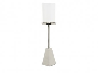 AK.IU0207 SILVER MUMLUK H45*11,5*11,5CM   